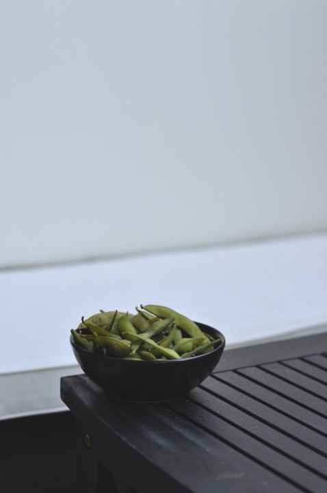 Edamame en un bol